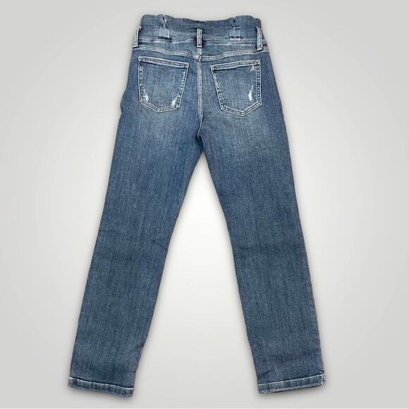 SAM EDLEMAN THE DANI STRAIGHT BOHO PAPERBAG RUFFLE WAIST JEANS - 28 - Picture 4 of 8